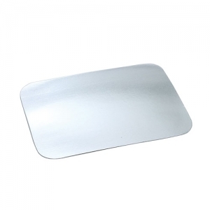 Aluminum Pan Lid Half Size, 100ct